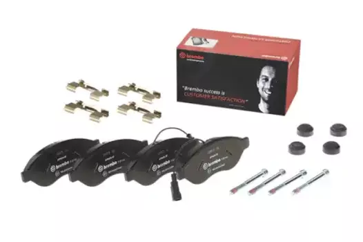 Тормозные колодки дисковые передняя ось BREMBO P 23 144