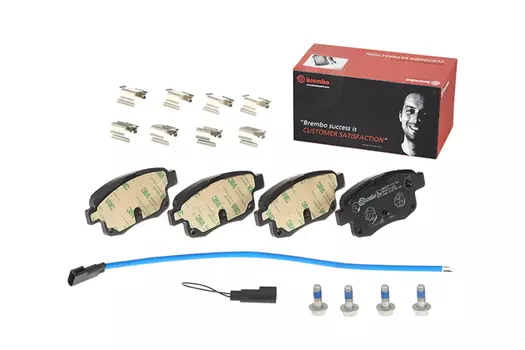 Тормозные колодки дисковые задняя ось BREMBO P 24 066