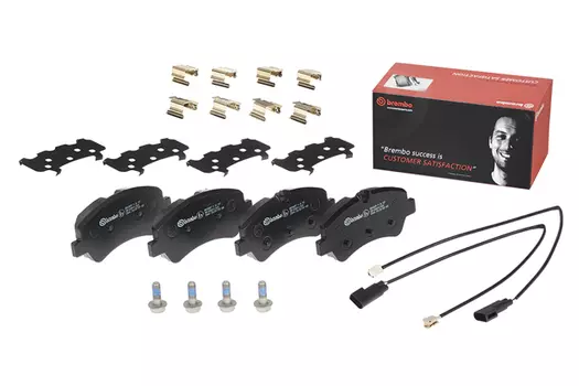 Тормозные колодки дисковые задняя ось BREMBO P24187