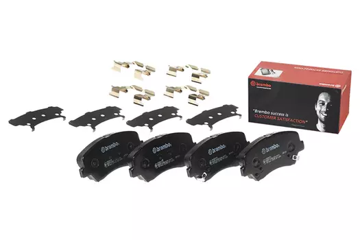 P30073 колодки дисковые передние! с антискрипередние пластинами\ Hyundai Elantra/i30 all 11>