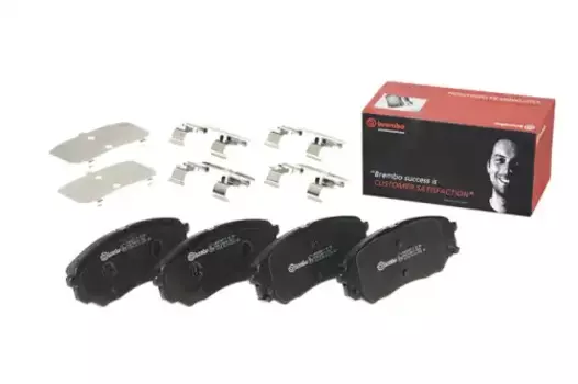 Тормозные колодки дисковые передняя ось BREMBO P30086