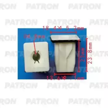 P37-2281 Клипса пластмассовая GM / Opel / Chevrolet Применяемость: Клипса бампера, номерного знака, PATRON