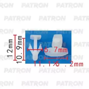 P37-2295 Клипса пластмассовая Mazda Применяемость: Клипса уплотнителя двери PATRON