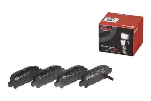 Тормозные колодки дисковые задняя ось BREMBO P 56 068