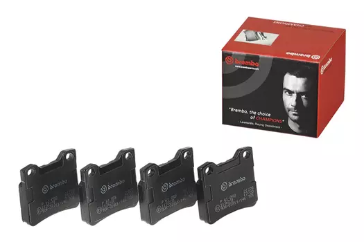 Тормозные колодки дисковые задняя ось BREMBO P 61 058