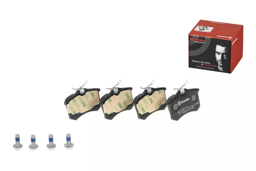 Тормозные колодки дисковые задняя ось BREMBO P 68 024