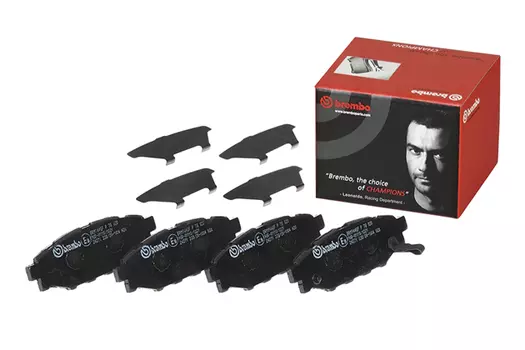 Тормозные колодки дисковые задняя ось BREMBO P 78 020