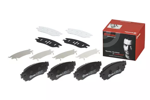 Тормозные колодки дисковые задняя ось BREMBO P83160