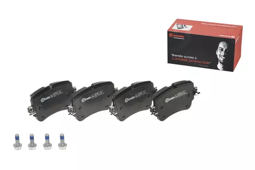 Тормозные колодки дисковые задняя ось BREMBO P85161