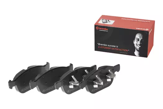 Тормозные колодки дисковые передняя ось BREMBO P 86 023