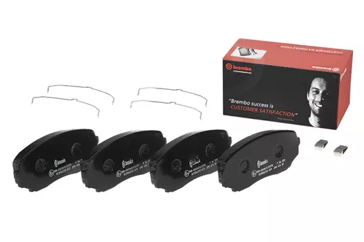 Тормозные колодки дисковые передняя ось BREMBO P 54 059