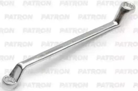 P-7591214 Ключ накидной изогнутый на 75 градусов, 12х14 мм PATRON