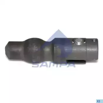 палец сцепного устройства! d=48.7 L=175 с шариком\ Rockinger RO500/530/560 119.058 SAMPA