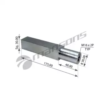 палец стакана п/подушки !M16x2 d30x48mm L=175 \BPW 30/36