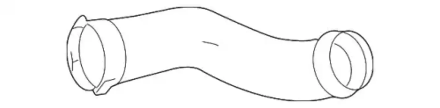 патрубок интеркулера!\ MB W166 3.0d 11> 166 528 00 00