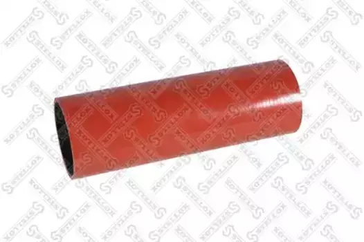 патрубок интеркулера!силикон, красный D=100,L=180 прямой\MAN 81-10146-SX STELLOX
