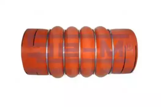 патрубок интеркулера! силиконовый черно-красн d=83мм L=200мм 5колец\MB 8831 SE-M