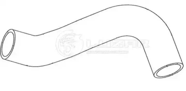 патрубок охлаждения!\ Chevrolet Cruze 1.6i 09> LPK0511 LUZAR