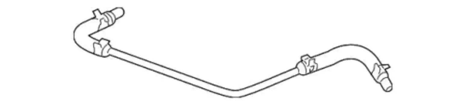 патрубок отопителя!\ MB W212 204 501 09 25