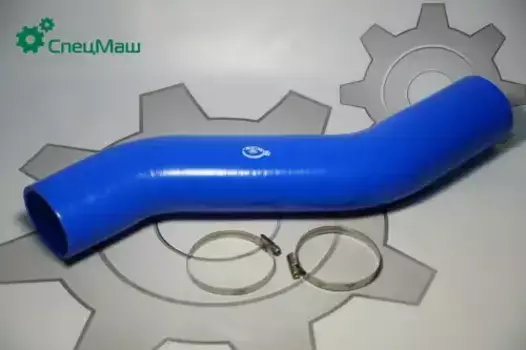 патрубок радиатора! 457х70х80мм, зигзаг, силиконовый, 4 слоя ткан.армировки\ МАЗ 543208-1303260-02 СПЕЦМАШ