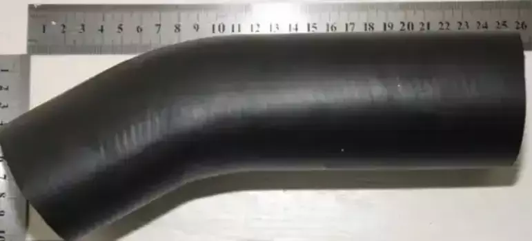 патрубок радиатора! L191х56х66, верхний, силиконовый 4 слоя ткан.армировки\ КАМАЗ-5320 5320-1303010 СПЕЦМАШ