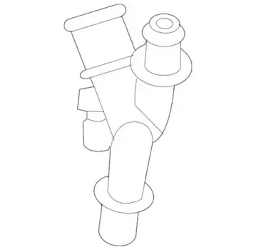 патрубок радиатора!\ Land Rover Range Rover 05-12 PCH501990