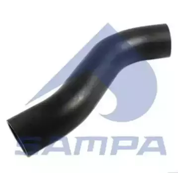 патрубок радиатора !(р) D=60/70, L=340 изгиб-2\DAF F95/XF95 050.132 SAMPA