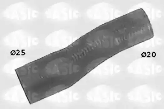 патрубок радиатора!\ VW Golf 1.6-1.8/1.6D <91 SWH6794 SASIC