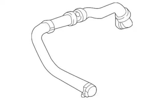 патрубок радиатора верхний!\ Land Rover Range Rover Evoque LR094509