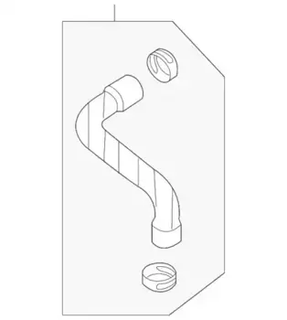 патрубок системы охлаждения!\ Porsche Cayenne 03-06 94810635703