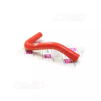 Патрубок вентиляции картера ВАЗ-2108, 2110-2112 (8 кл. дв.) нижний 'CS-20' красный силикон 12738