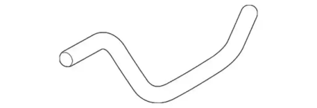 PE01-15-18XC Патрубок системы охлаждения MAZDA