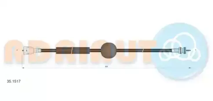 PE15092=30.20109=s21040 [6123C4] !трос спидометра\ Peugeot 205/405 1.0-1.9D 88> 35.1517 ADRIAUTO