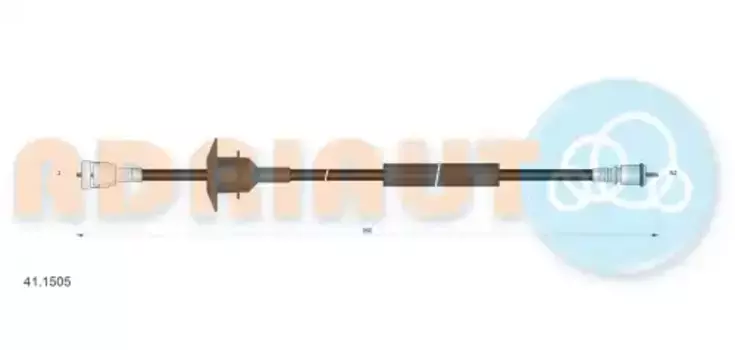 PE15103=31.20119=DL-S24016=DL-S24015 [7701349842] !трос спидометра\ Renault R5/R9/R11 81> 41.1505 ADRIAUTO