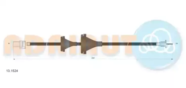 PE15155=16.20134=DL-S08026=s08026 [6151472] !трос спидометра\ Ford Sierra 5КПП 87> 13.1524 ADRIAUTO