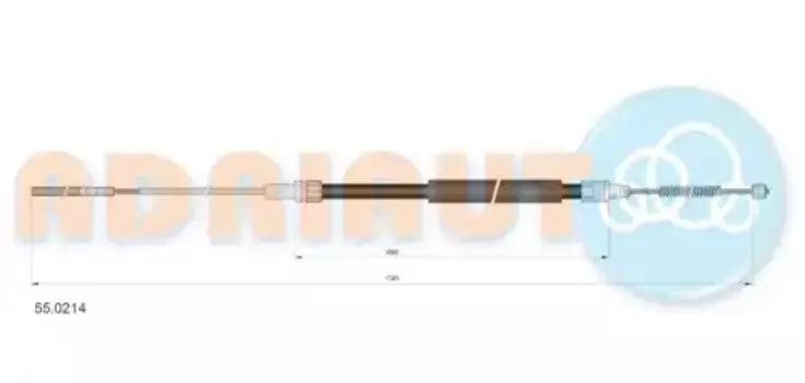 Трос ручного тормоза ADRIAUTO 55.0214