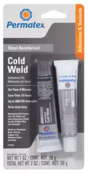 PERMATEX 14600 ХОЛОДНАЯ СВАРКА ''СТАЛЬНОЙ КОМПАУНД'' (ДВУХКОМП.) 56 ГР.