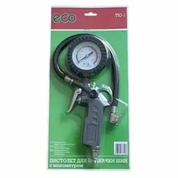 пистолет д/подкачки шин с манометром!\ TIG-1 ECO