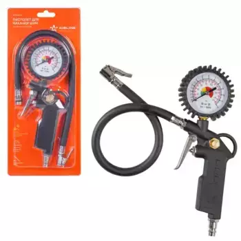 пистолет для накачки шин! с манометром 12BAR\ ATBU003 AIRLINE