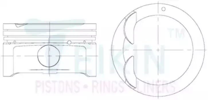PISTON ASSY 51136075 TEIKIN