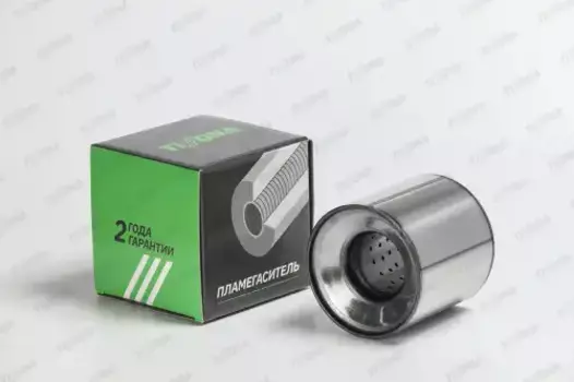 пламегас.коллект.!110x110x57 нерж. (диаметр трубы 57мм, общая длина 110мм диаметр 110мм)\ Z11011057 TIXONA