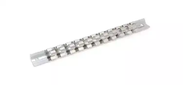 планка для головок! металлическая 1/2', 11 посадочных мест\ 976211 ДЕЛО ТЕХНИКИ