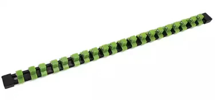 планка для головок! пластмассовая 1/2'', 20 посадочных мест\ 976320 ДЕЛО ТЕХНИКИ