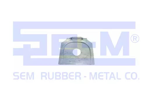 пластина крепления полурессоры! 121x125x5\ BPW 10914 SE-M