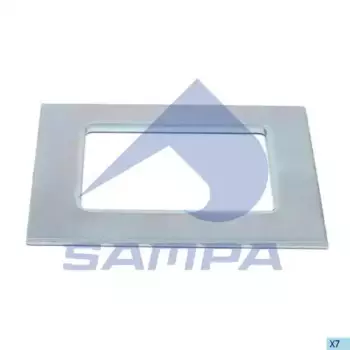 пластина кронштейна полурессоры!\ BPW 105.475 SAMPA