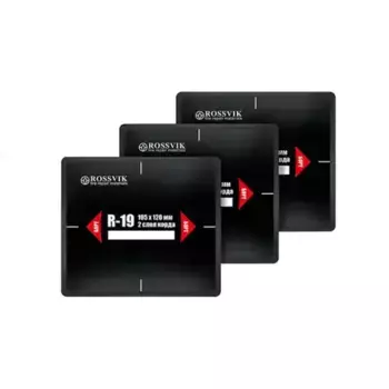 пластыри! R-19, термо,105х120, 2 сл., 10 шт.\ R.19.T.10. ROSSVIK