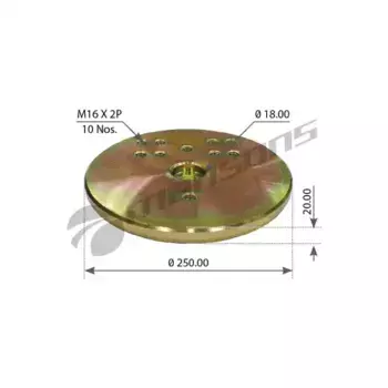 плита стакана пневмоподушки! 881MB/4881MB D250 M16x2-10Nos\ BPW 300.519 MANSONS