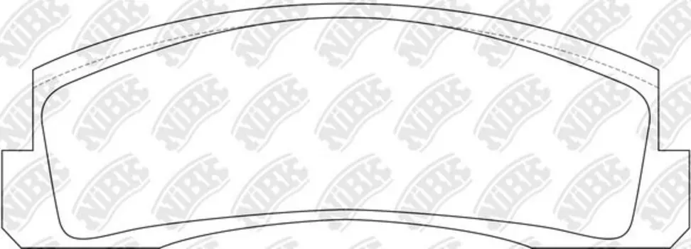 Тормозные колодки дисковые передняя ось NIBK PN0230