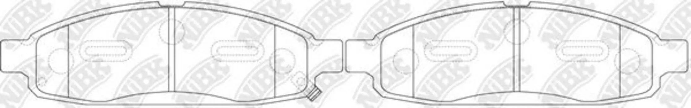 PN0428-NIBK колодки дисковые передние!\ Nissan Armada 04-06/Titan 05-07, Infiniti QX 56 05-06