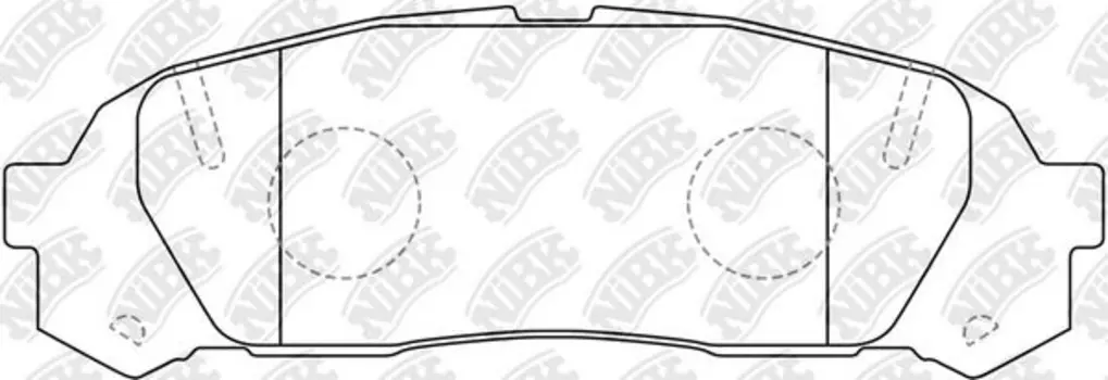PN1409-NIBK колодки дисковые з.\ Toyota Mark II GX100 96-00